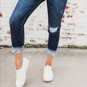 KanCan Boyfriend Distressed Jeans
